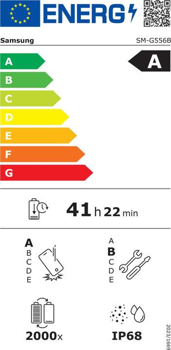 Image du produit Samsung Galaxy XCover7 Édition Entreprise (128 Go, Noir, 6.60", SIM + eSIM, 50 Mpx, 5G)