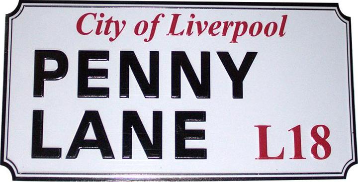 Image du produit Rock Off - Aimant de réfrigérateur PENNY LANE LIVERPOOL (1 x)