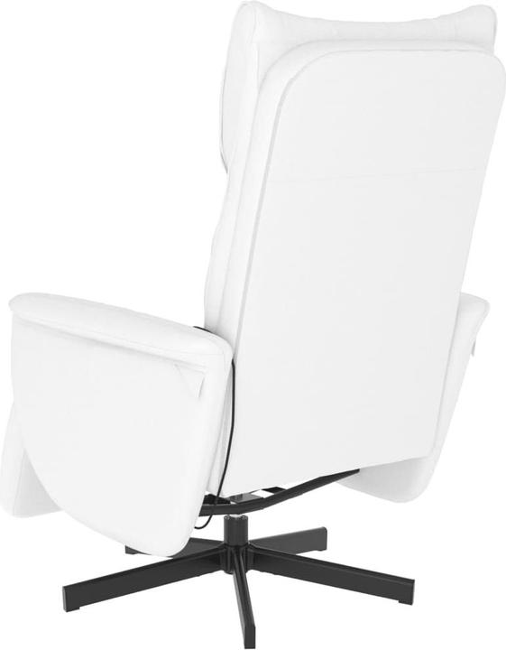 Image du produit VidaXL Fauteuil de massage avec repose-pieds Blanc Similicuir,Couleur