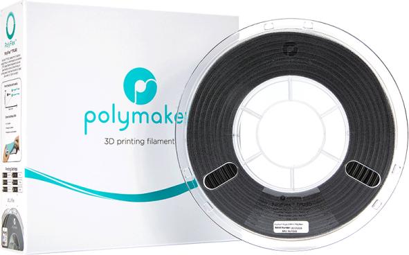 Actual product image Polymaker PolyFlex TPU90 - Black - 2.85mm (TPU, 2.85 mm, 750 g, Black)
