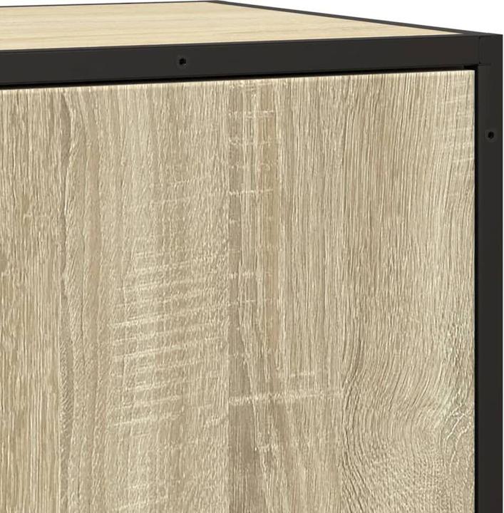 Actual product image VidaXL Sideboard Chest of drawers Sideboard Sonoma oak wood-based material (35.5 x 35 x 76 cm)