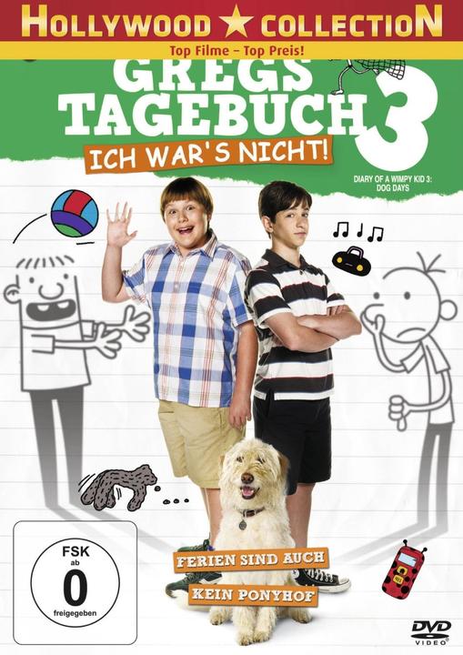 Actual product image Greg's Diary 3 It Wasn't Me Hollywood Collection (DVD, 2012, Turkish, English, German, French)