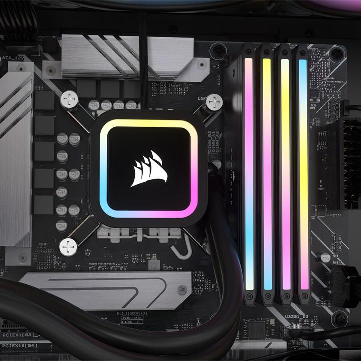 Produktbild Corsair DDR5, 6400MT/s 32GB 2x16GB DIMM, Unbuffered, 32-40-40-84, Std PMIC, XMP 3.0, DOMINATOR TITANIUM Blac (2 x 16GB, 6400 MHz, DDR5-RAM, DIMM)