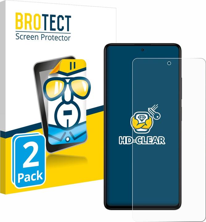 Productafbeelding BROTECT Schermbeschermer Clear (2 Stuk, Xiaomi Redmi Note 12 Pro+)