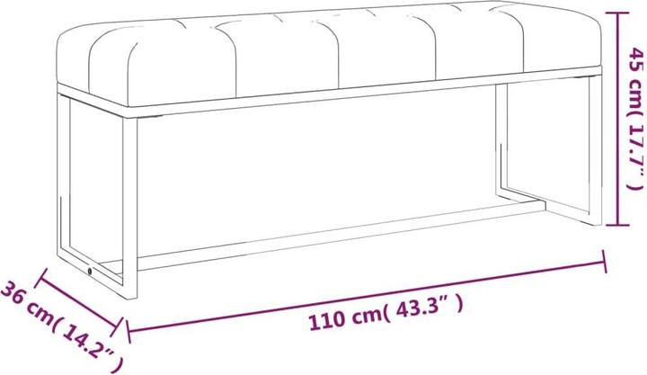 Actual product image VidaXL Jérôme (110 cm)