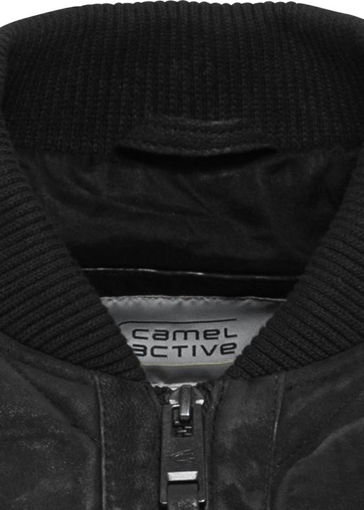 Produktbild Camel Active Leder-Steppjacke mit Strickkragen (54)
