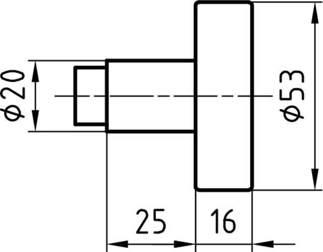Produktbild Glutz Türknöpfe 5827 (Türknopf)