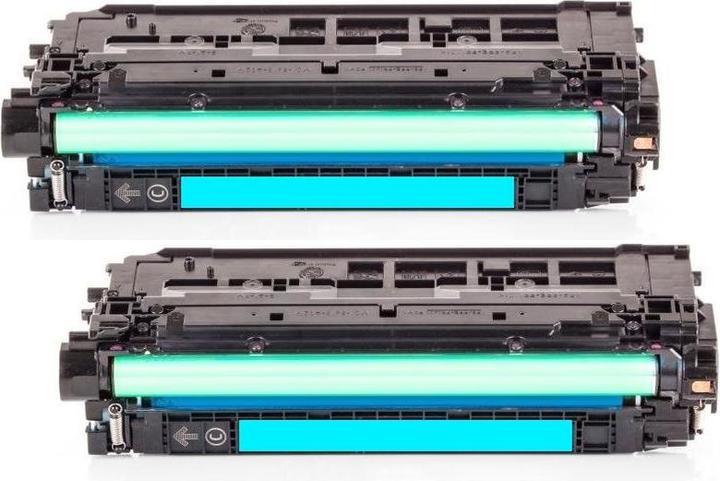 Immagine prodotto Hermex Cartucce compatibili per la stampante a colori HP Color LaserJet Enterprise M553n ciano 2 pezzi (C)