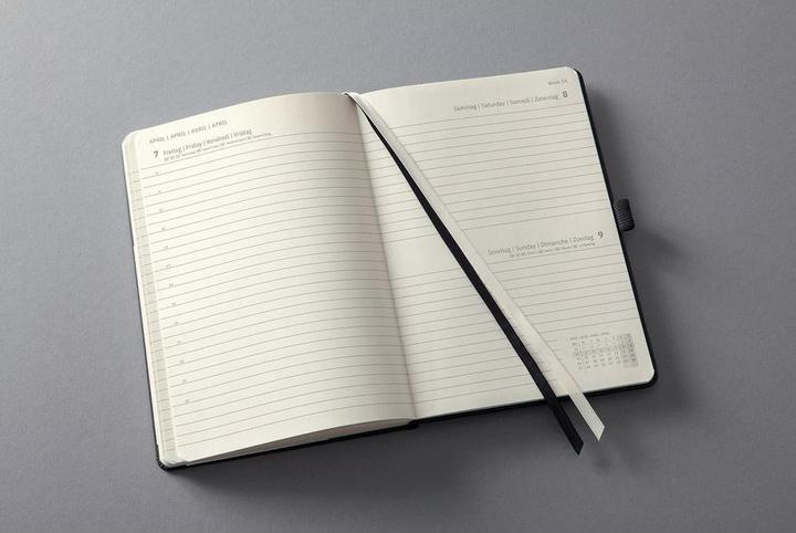 Immagine prodotto Sigel Tageskalender 2026 C2610 1T/1S schwarz 21.3x14.8cm (Tedesco, Francese, Olandese, Inglese)