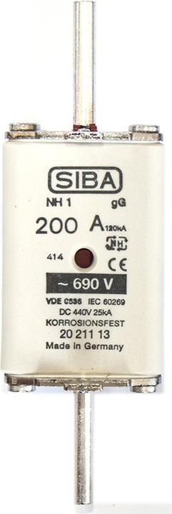 Siba NH fuse link (NH-DIN fuse, 80 A)