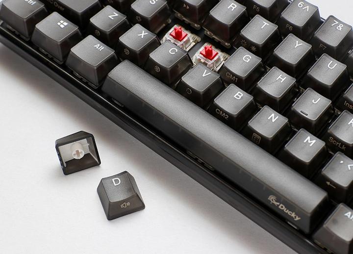 Actual product image Ducky One 3 Aura Black SF Gaming Keyboard, RGB LED - MX-Brown (DE, Cable)