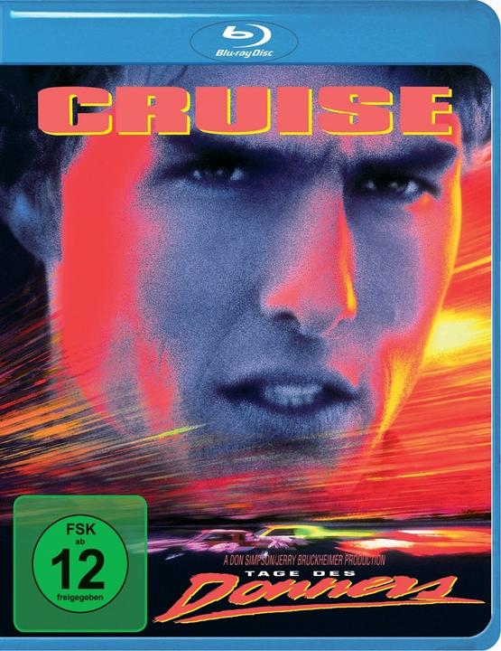 Actual product image Days of Thunder (Blu-ray, 1990, Spanish, English, Italian, German, French)
