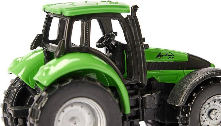 Actual product image Siku DEUTZ-FAHR with Fortuna 2-axle trailer