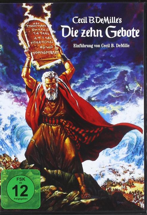 Produktbild Die zehn Gebote (DVD, 1956, Spanisch, Englisch, Italienisch, Deutsch, Französisch)