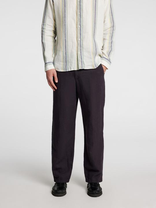 Image du produit Selected Homme 220 Pantalon loose fit en lin mélangé (30)