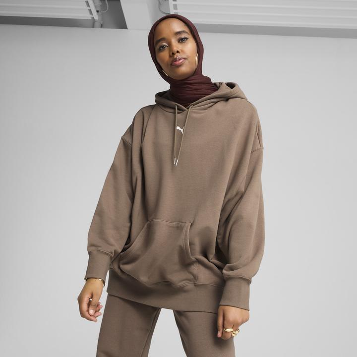 Actual product image Puma WARDROBE ESS Over-Oversized Hoodie TR (XS)