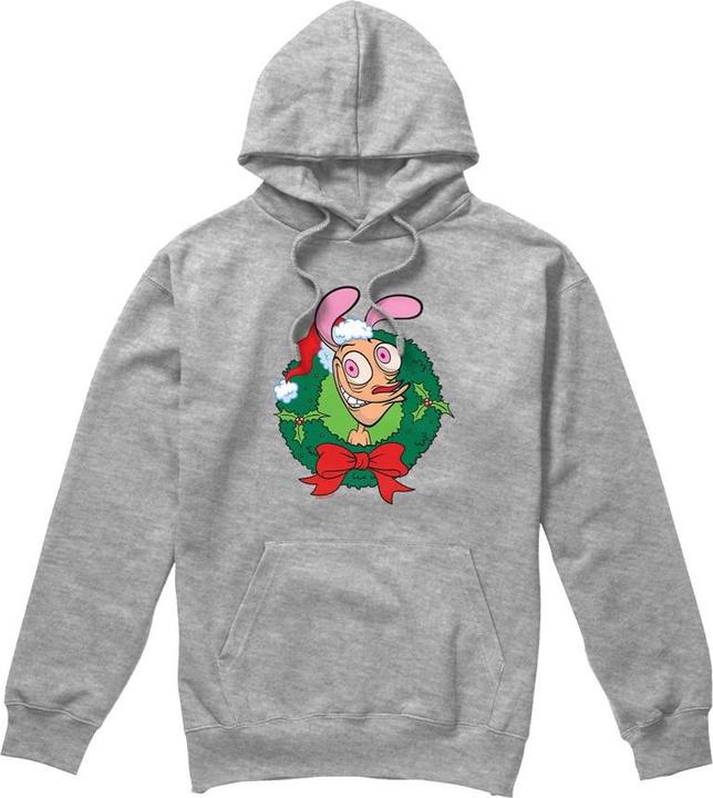 Ren & Stimpy Kapuzenpullover weihnachtliches Design