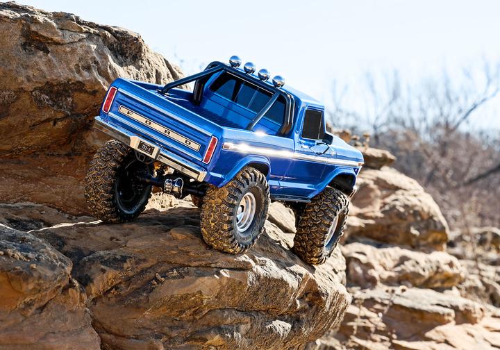 Actual product image Traxxas TRX-4 79 Ford F150 High-Trail 1/10 Crawler RTR blue Brushed, without battery and charger (RTR Ready-to-Run)