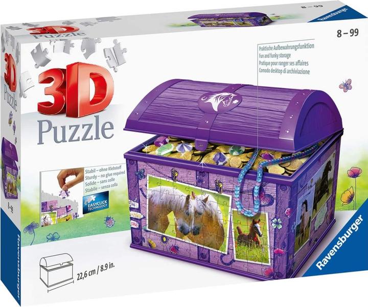 Immagine prodotto Ravensburger 3D - Cavalli del tesoro (216 pezzi)