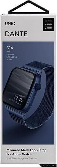 Productafbeelding Uniq Uniek bandje Dante Apple Watch Series 4/5/6/7 (44 mm, Roestvrij staal)