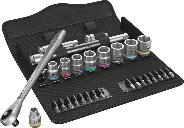 Wera 8100 SB 10 Jeu cliquet Zyklop Metal