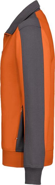 Image du produit Hakro Veste sweat Contrast Perf orange/anthracite Gr.L (L)