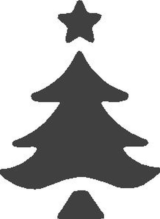 Produktbild Heyda Motivstanzer für Karton bis 220g/qm grosser Weihnachtsbaum ca. 25x25mm