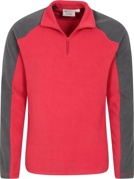 Immagine prodotto Mountain Warehouse Top in pile Ashbourne II con mezza zip da uomo (XXS)