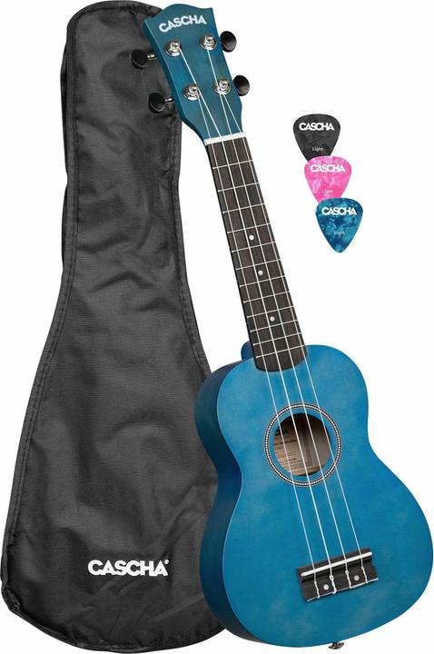 Soprano Ukulele Linden Blue (incl. bag unpadded, 3 picks) (Soprano)