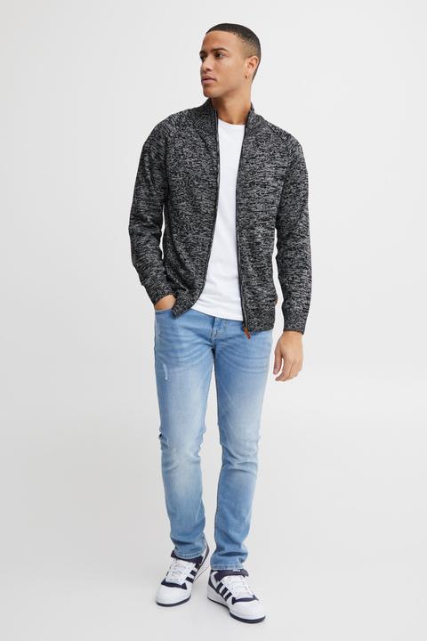 Immagine prodotto Blend Daniri Cardigan Maglione Maglia Con Bottoni Da Uomo Con Collo Alto Stampa (S)