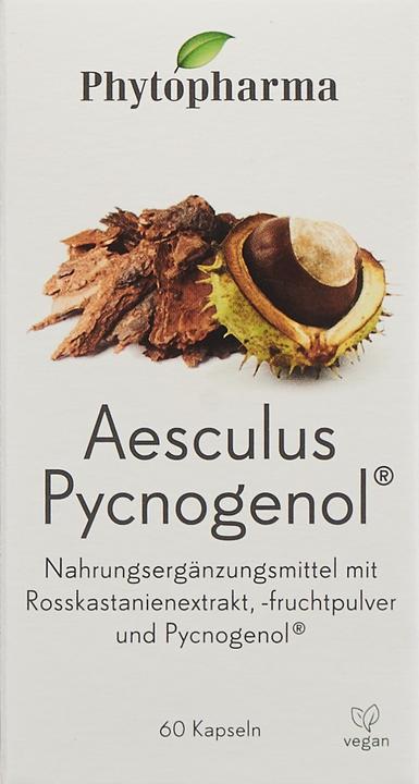 Immagine prodotto Phytopharma Pycnogenol di Aesculus (60 Pezzo/i, Pillole, 61 g)