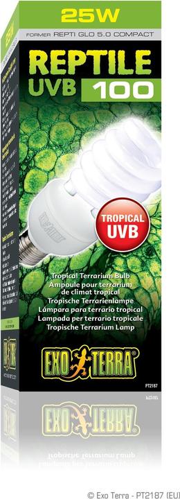 Image du produit Exo Terra Tube fluorescent compact Repti Glo 5.0 26 W (UVB, UVA)