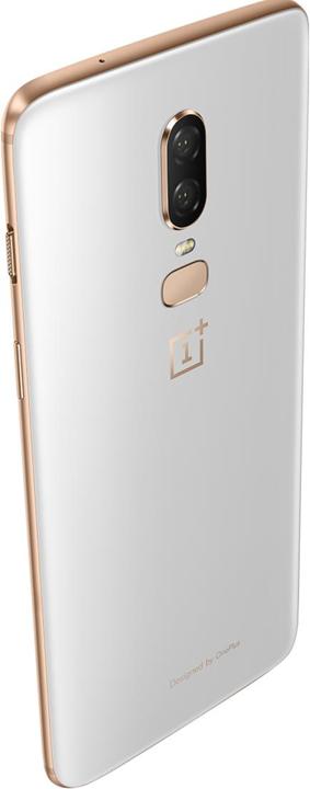 Actual product image OnePlus 6 (128 GB, Silk White, 6.28", Dual SIM, 16 Mpx, 4G)