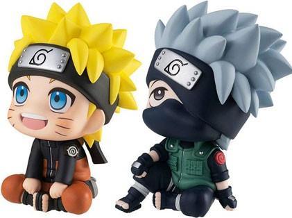 Produktbild Megahouse Naruto Shippuden Look Up Naruto Uzumaki & Hatake Kakashi Limitierte Auflage