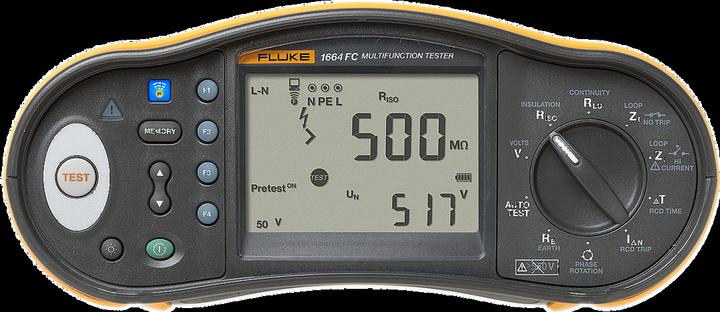 Actual product image Fluke 1664 Fc (CAT III 500V, CAT IV 300V)