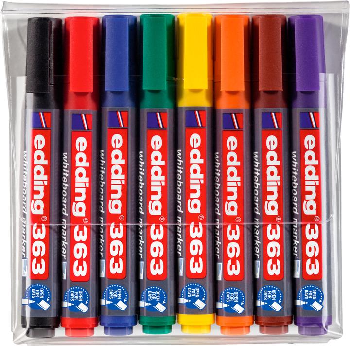 Actual product image Edding 363 Brands (Orange, Yellow, Violet, Green, Black, Red, Brown, 5 mm, 8 x)