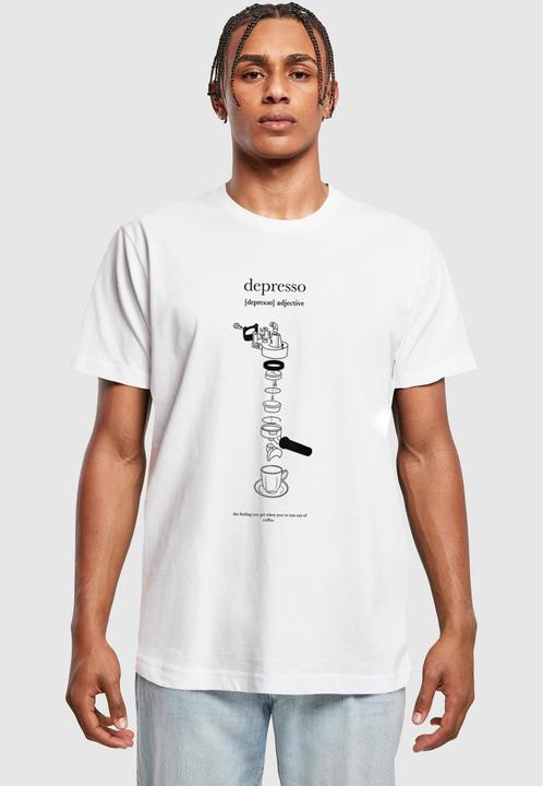Produktbild Mister Tee MisterTee Depresso T-Shirt Round Neck - 174663 (L)