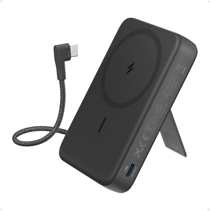 Immagine prodotto Anker 30W, 1 x USB-C Zolo Magnetic Power Bank Black (10000 mAh, 30 W)