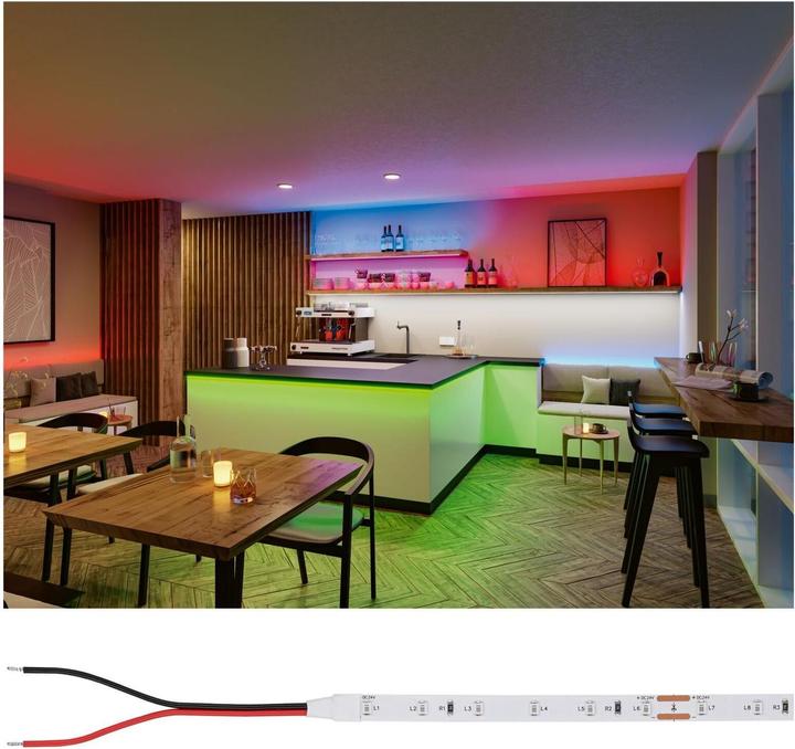 Image du produit Paulmann Pro Strip Silver P25 (Vert, 500 cm, Intérieur)