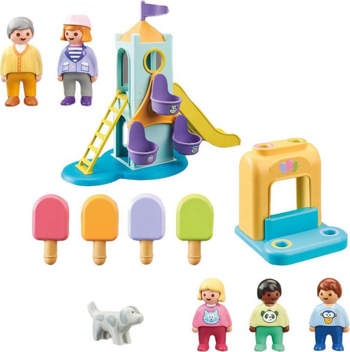 Produktbild Playmobil Erlebnisturm mit Eisstand (71326, Playmobil 1.2.3)
