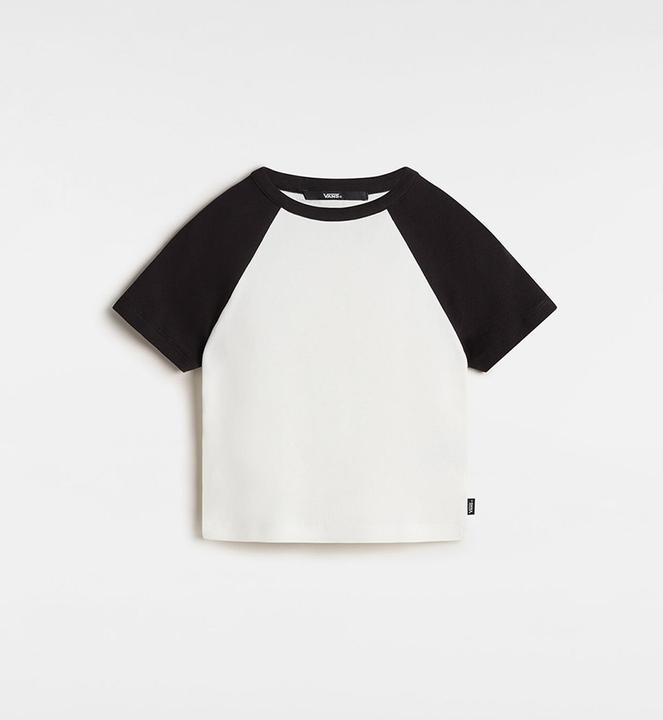 Vans Clare Raglan Tee White/Black (L)