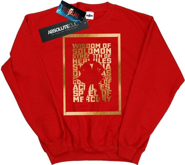 Produktbild Shazam Gold Text Sweatshirt (L)