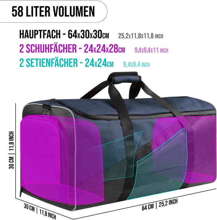 Actual product image Normani Sports bag 58 l east pass (58 l)
