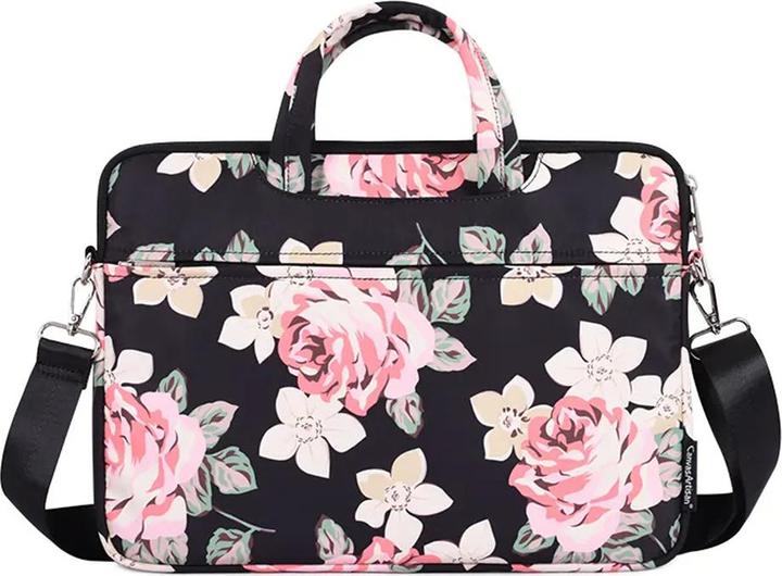 Immagine prodotto Canvas Artisan CanvasArtisan - Laptop Briefcase (H40-C22) - for 13-14 inch Devices, Zipper, Polyester - Black (14")