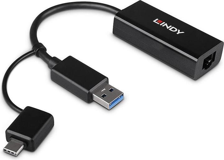 Actual product image Lindy USB 3.2 Gen 1 Gigabit (USB, RJ45 Gigabit Ethernet (1x))