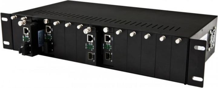 Image du produit Allnet ALL-MCS014 / Convertisseur de média 14 slots Châssis 48,30cm (19") (Convertisseur de médias)