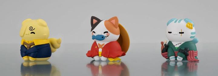 Image du produit Megahouse One Piece Mega Cat Project pack 3 trading figures Nyan Piece Nyan! Happy Trio 2024 Limited Ver. 3 cm