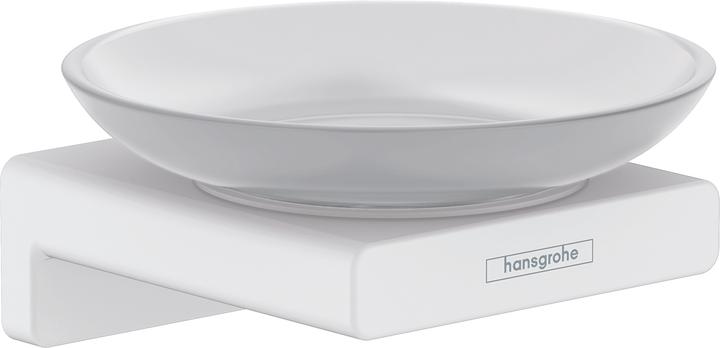 hansgrohe AddStoris Seifenhalter, Wandmontage, mattweiss