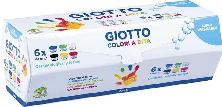 Immagine prodotto Giotto Colori a dito (Multicolore, 100 ml)