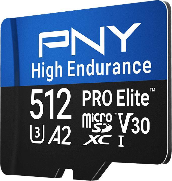 Produktbild PNY Microsd Pro Elite High (512 GB, microSD, U3)